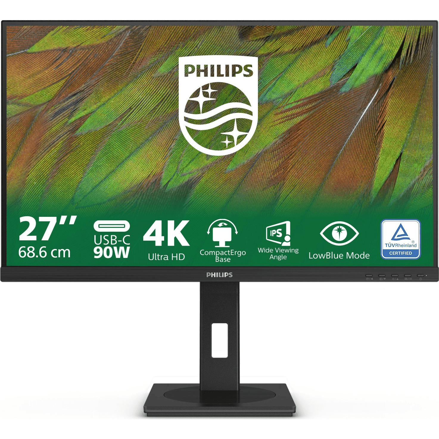 Philips 3000 series 27B1U3900/00 LCD monitor 68,6 cm (27") 3840 x 2160 px 4K Ultra HD Čierna