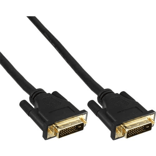 InLine 17775P DVI kábel 5 m DVI-D Čierna
