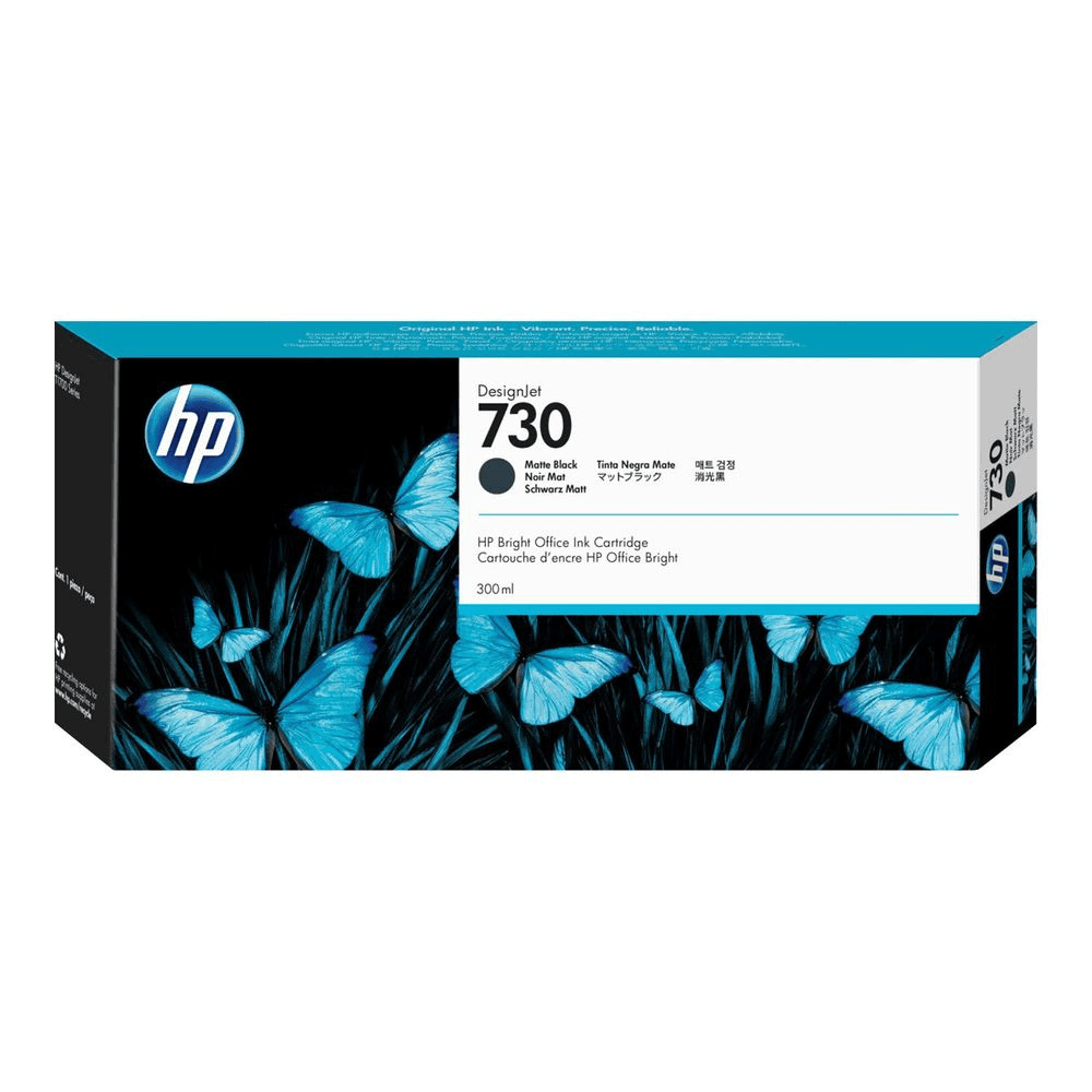 HP 730 300-ml Matte Black DesignJet Ink Cartridge atramentová náplň 1 kusov Originál Matne čierna