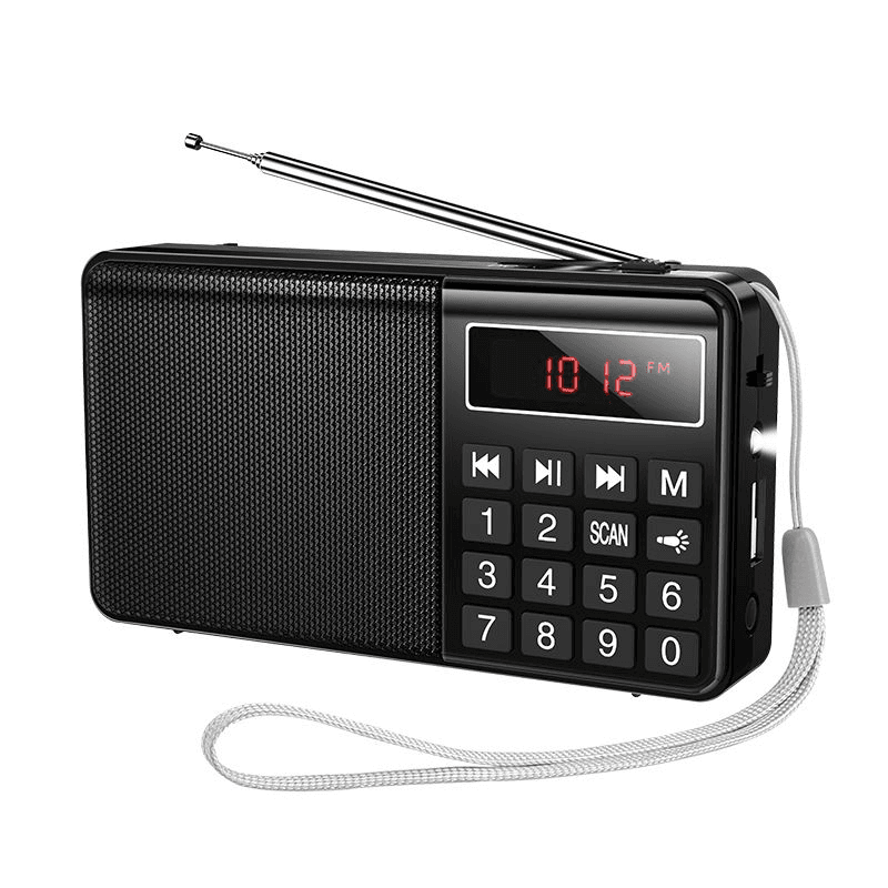 Prenosné rádio Hoco HI50 FM/AM s Bluetooth, USB a prehrávaním MP3 z karty -