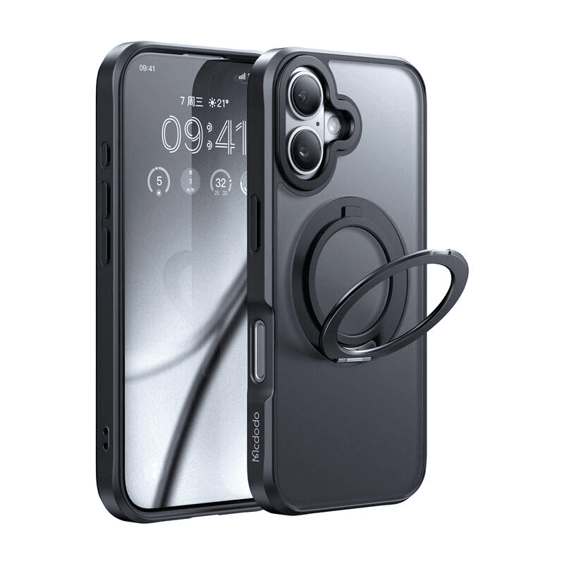 Kryt McDodo pre Apple iPhone 16 čierny