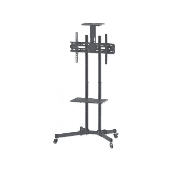 Manhattan 461238 držiak / stojan na monitory 177,8 cm (70") Čierna Podlaha