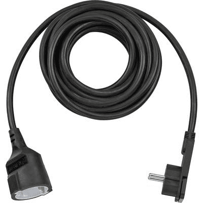 Brennenstuhl Verlängerungskabel 5m H05VV-F3G1.5 schwarz