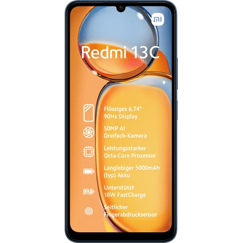 Smartfón Xiaomi Redmi 13C 8 GB / 256 GB modrý