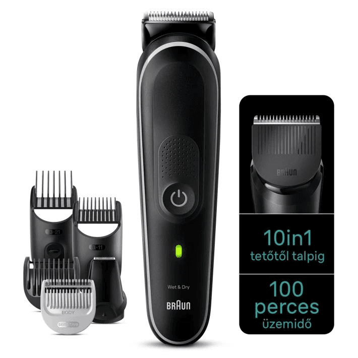 Braun Series 5 MGK5440 telový holiaci strojček Čierna
