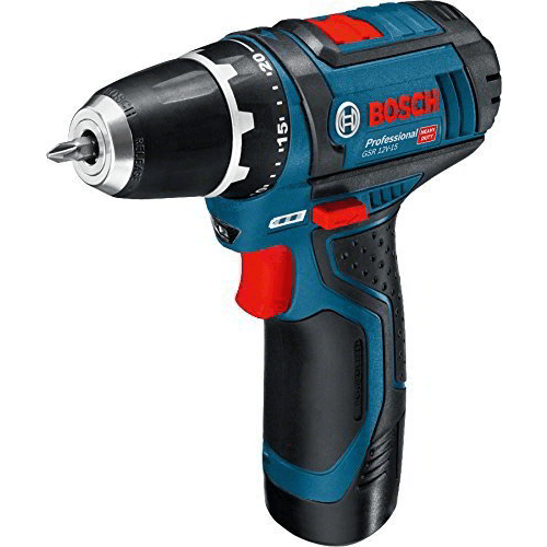 Bosch GSR 10,8-2-LI Professional Rýchloupínanie Čierna, Modrá, Červená