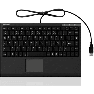 KeySonic ACK-540U+ klávesnica USB QWERTY US English Čierna