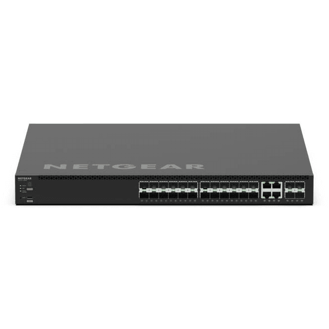 NETGEAR MSM4328F Riadený L3 10G Ethernet (100/1000/10000) 1U Čierna