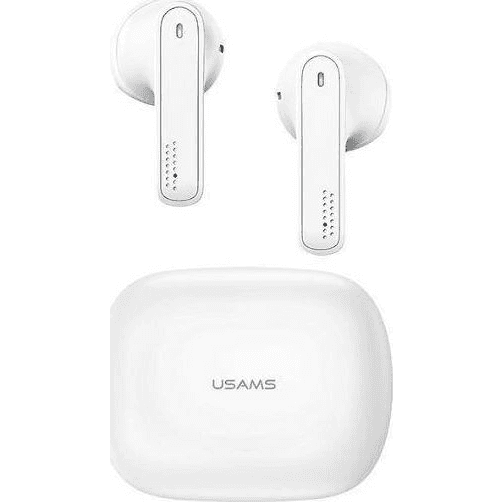 Bezdrôtové slúchadlá do uší USAMS Bluetooth 5.0 TWS biele