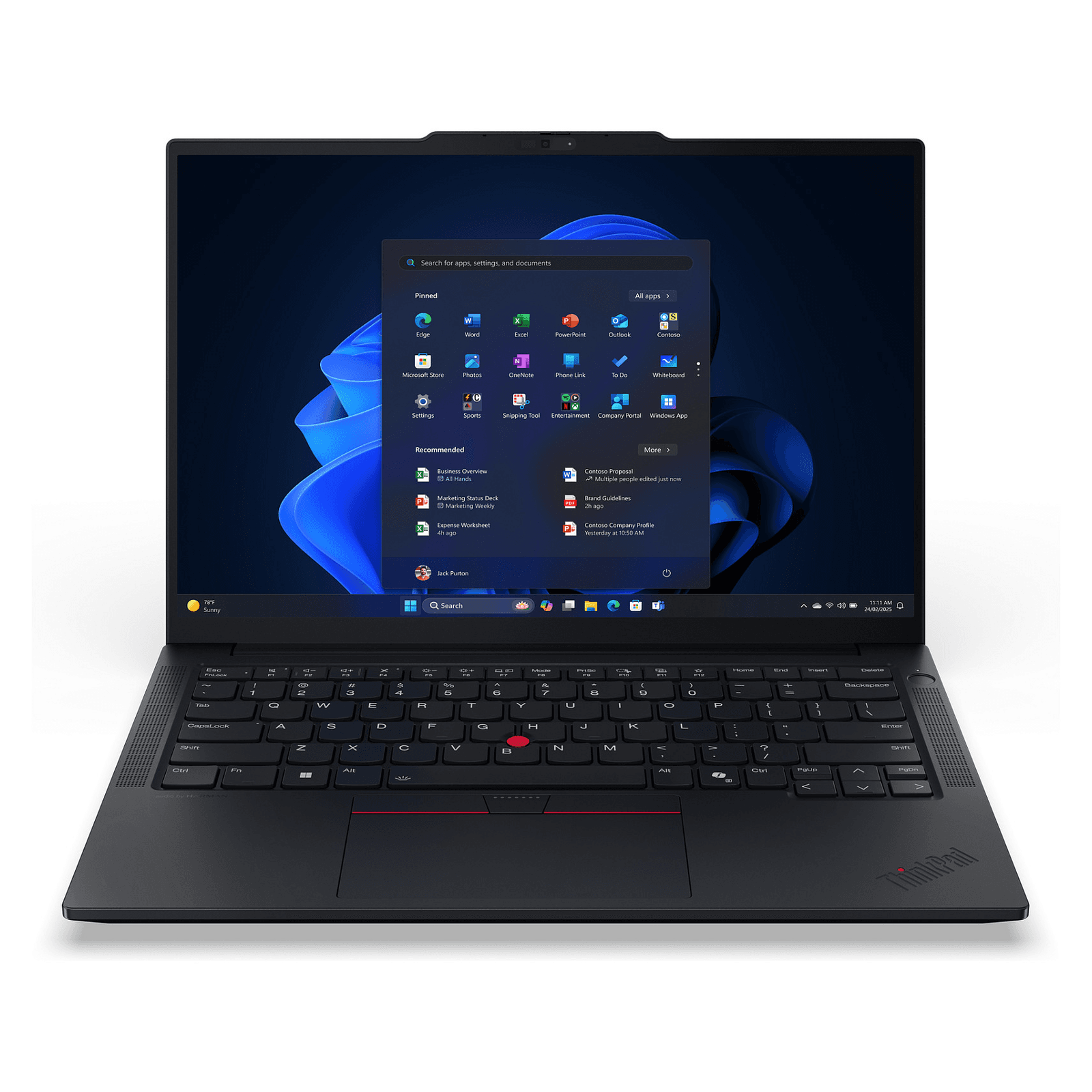 Lenovo ThinkPad E14 Gen 7 (Intel) Intel Core Ultra 5 255U Laptop 35,6 cm (14") WUXGA 32 GB DDR5-SDRAM 512 GB SSD Wi-Fi 6E (802.11ax) Windows 11 Pro Nemecký Čierna