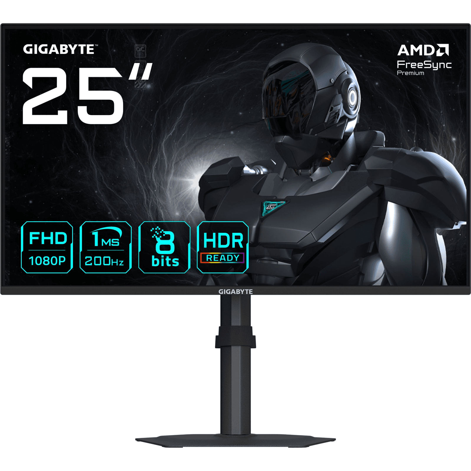 GIGABYTE G25F2 LCD monitor 62,2 cm (24.5") 1920 x 1080 px Full HD LED Čierna