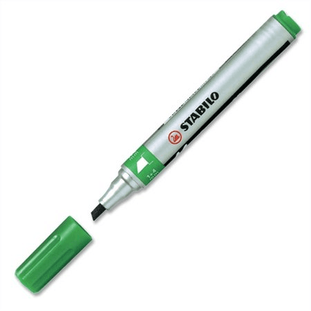 STABILO Mark-4-all permanentný značkovač Zelená