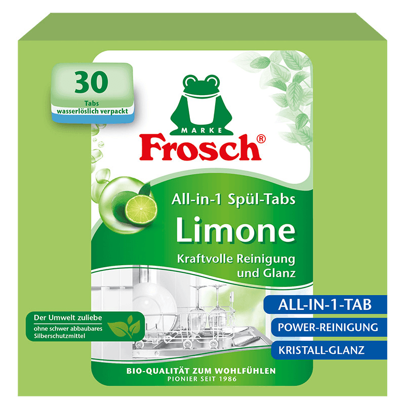 Frosch, Limone, Tablety do umývačky riadu, 30 kusov