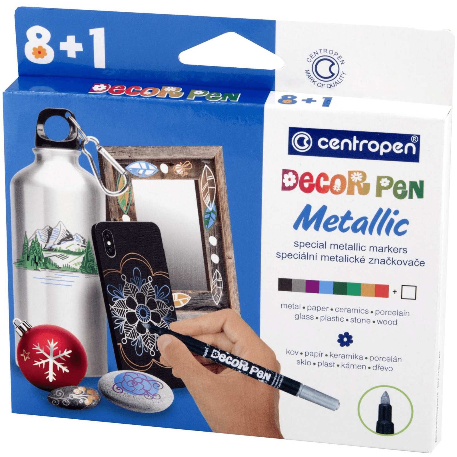 Popisovače Centropen 9 ks