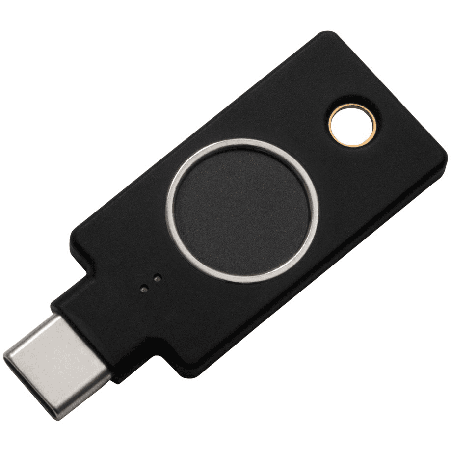 Bezpečnostný kľúč Yubico Yubikey BIO USB-C čierny
