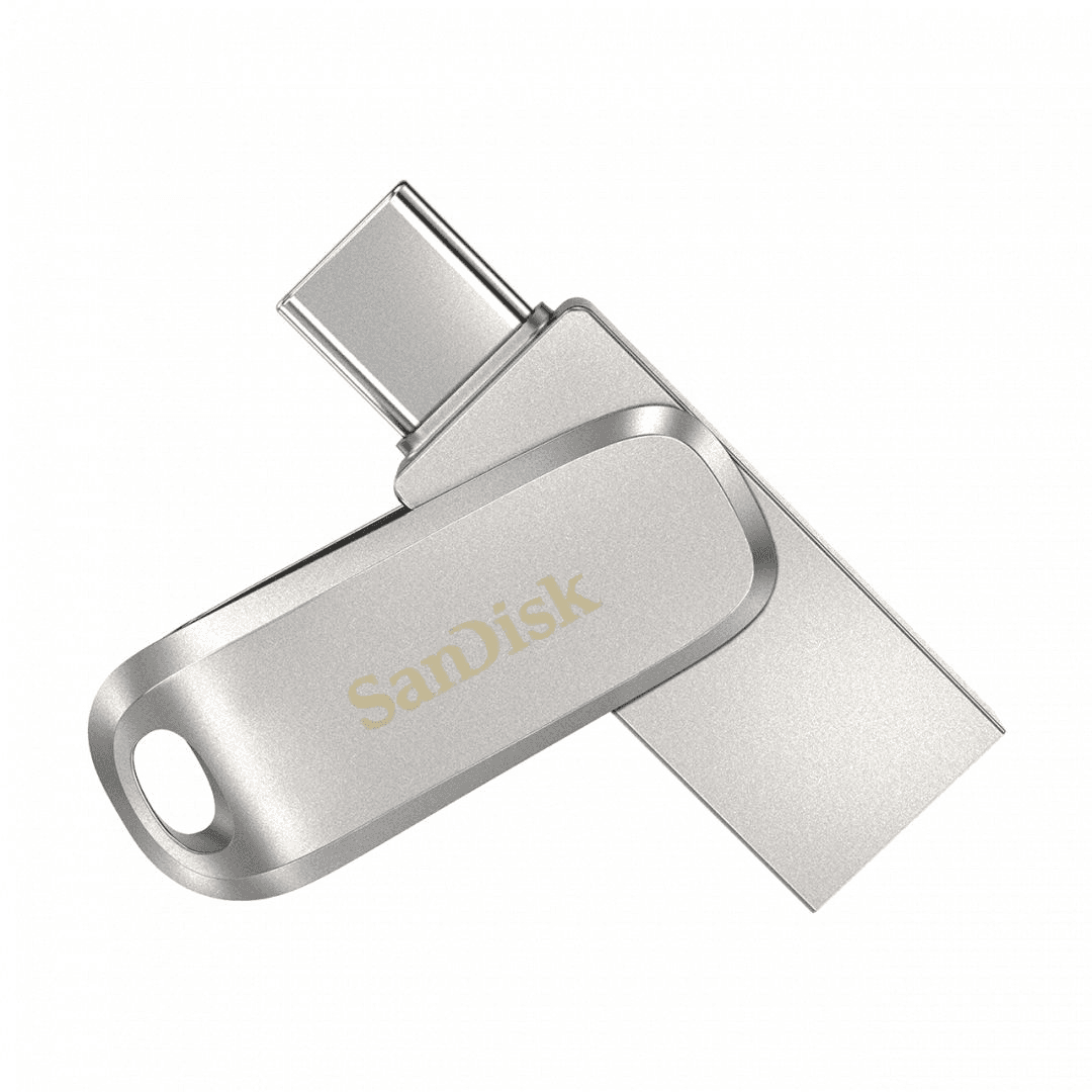 Pendrive SanDisk Ultra Dual Drive Luxe 1 TB USB 3.1 typ C strieborný