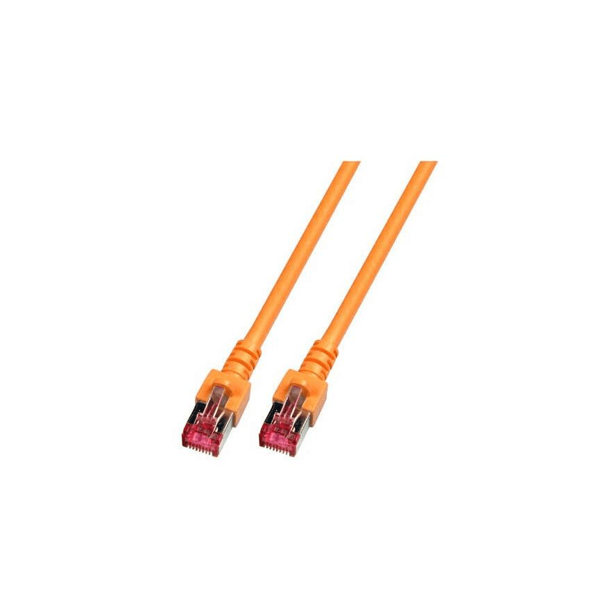 PatchCord Cat.6 S/FTP 5m tienená oranžová