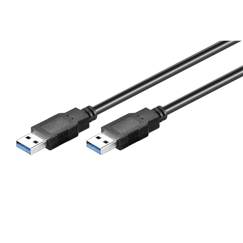 Goobay 0.5m USB 3.0 A/A kábel USB 0,5 m USB A čierny