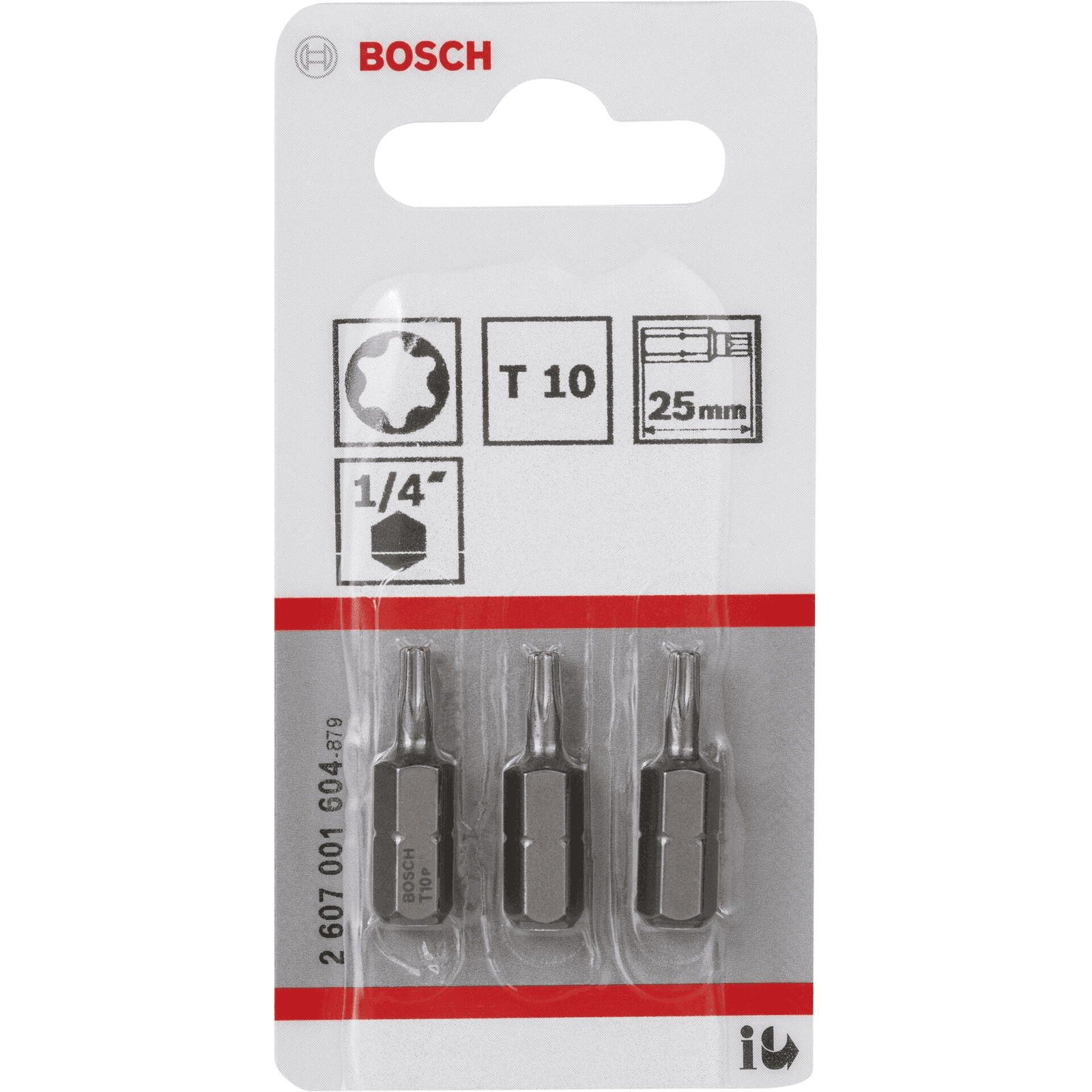 Bosch 2 607 001 604 skrutkovací bit 3 kusov