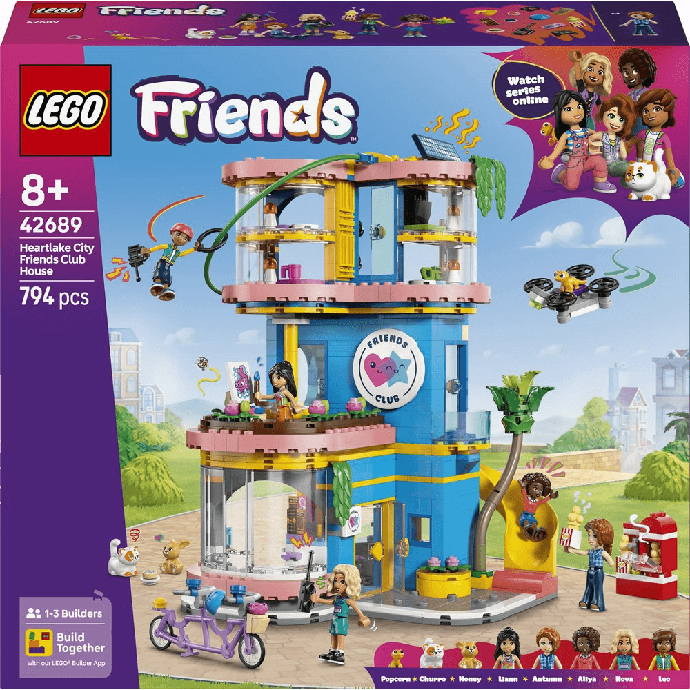 LEGO Friends 42689 Domček klubu priateľov z Heartlake