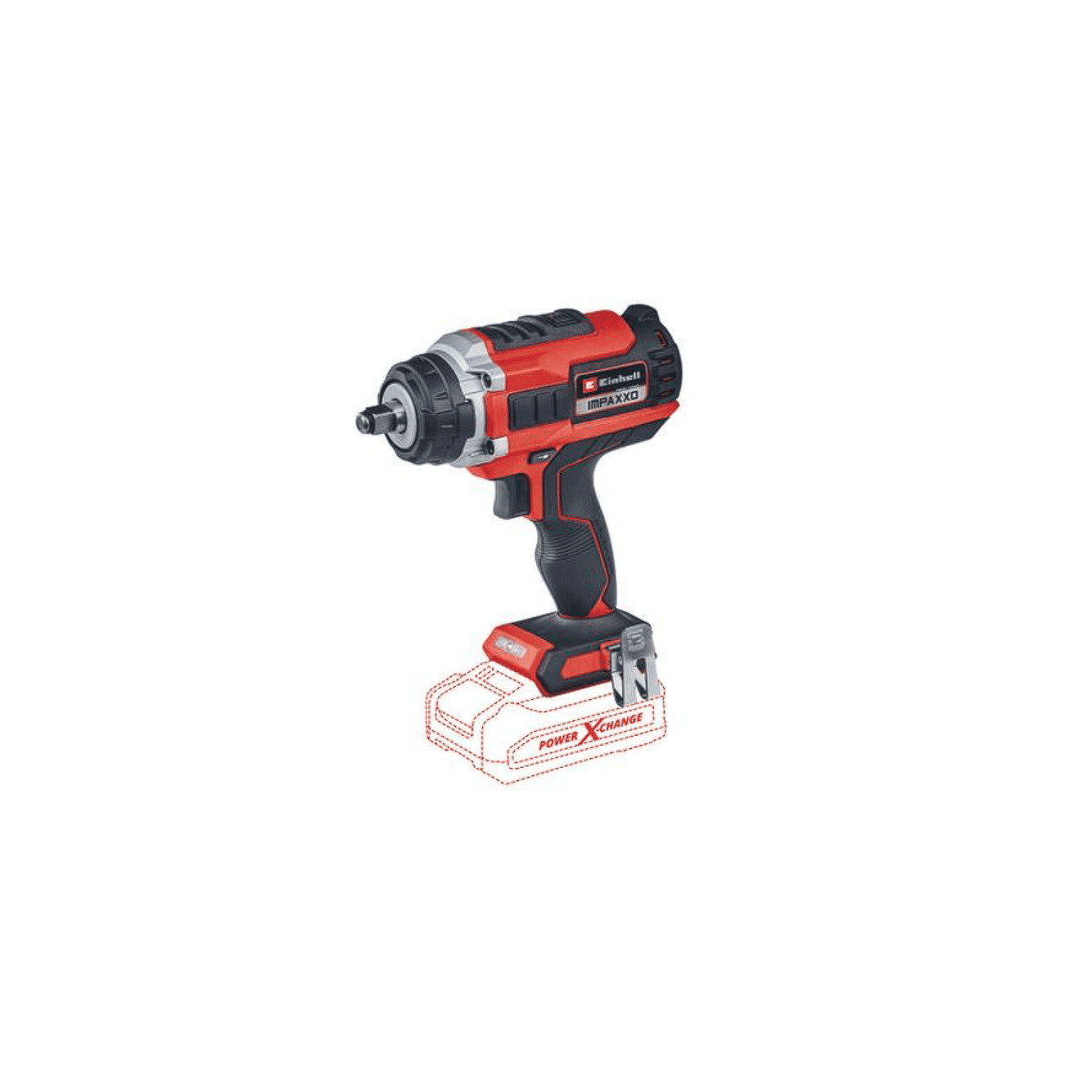 Rázový uťahovák Einhell Impaxxo 18 V, bezuhlíkový, 400 Nm, 1/2", s LED
