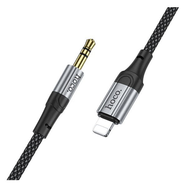 HOCO AUX kábel Lightning (samec) na Jack 3,5 mm (samec) UPA26 1m čierny