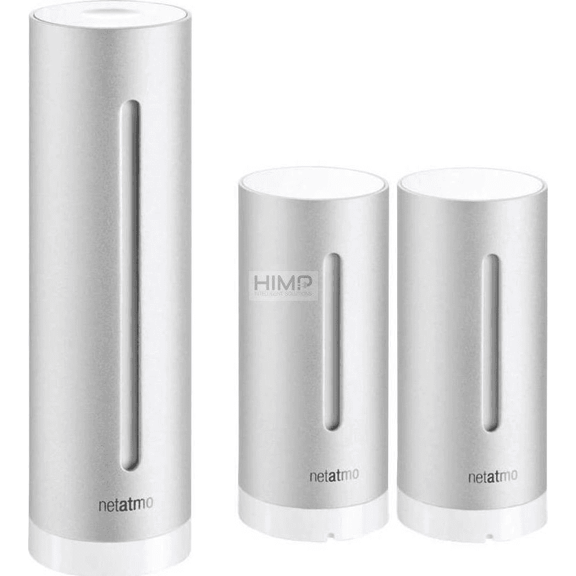 Netatmo NBU-NWS-NIM-EU digitálna meteorologická stanica Strieborná Striedavé napájanie / batéria Wi-Fi