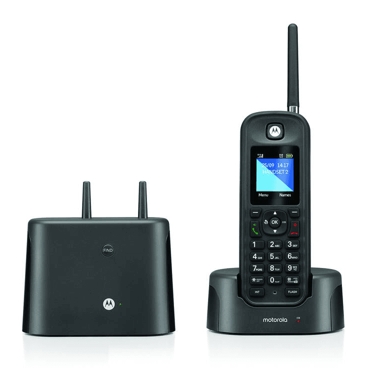 Motorola O201 DECT telefón ID volajúceho Čierna