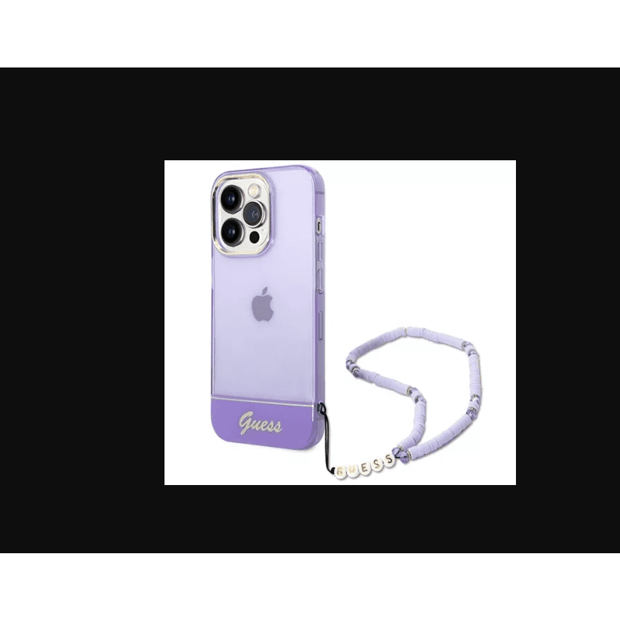 Zadný Kryt Guess pre Apple iPhone 14 Pro Pearl fialový