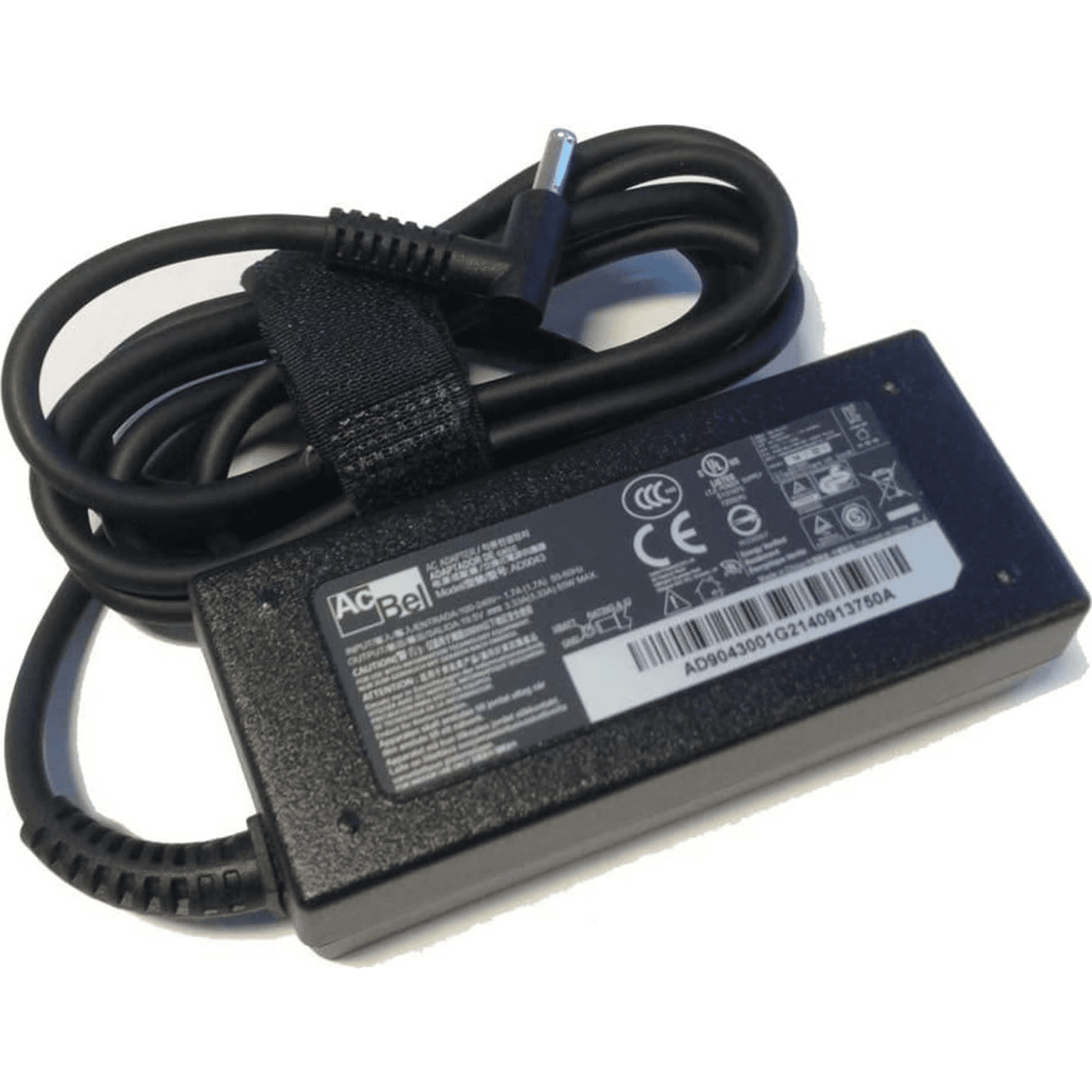 HP AC Adapter 65W Smart zdroj a transformátor Čierna