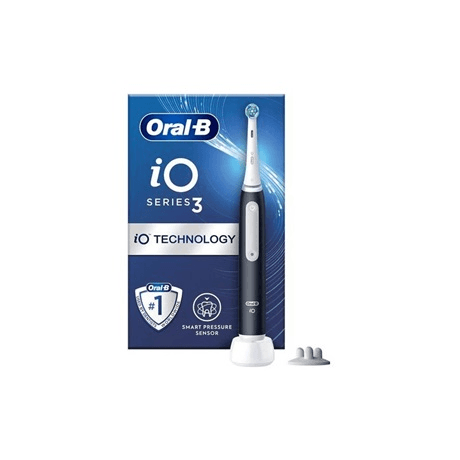 Oral-B iO 3 Matte Dospelý Vibračná zubná kefka Čierna, Biela