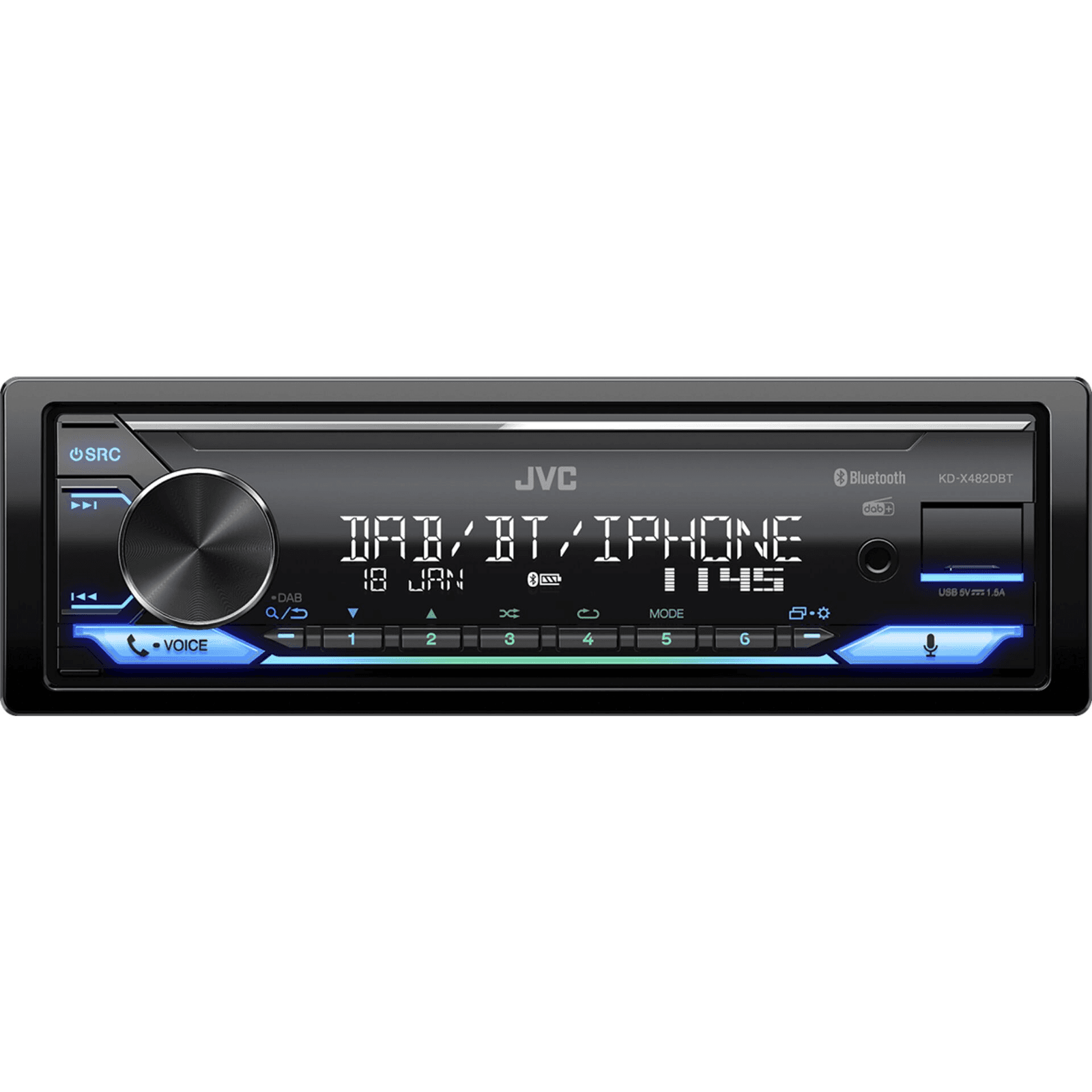 Autorádio JVC KD-X482DBT 1-DIN