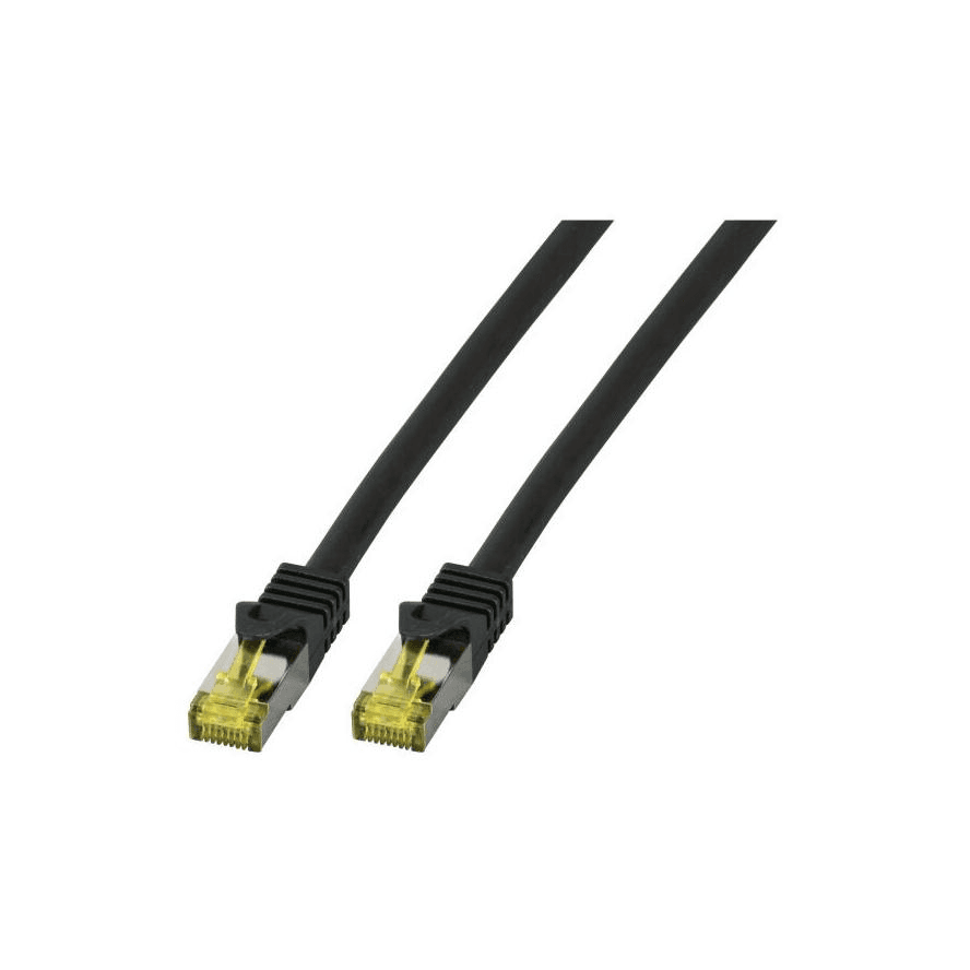 EFB Elektronik MK7001.3B sieťový kábel čierny 3 m Cat6a S/FTP (S-STP)