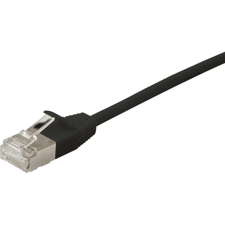 Equip 606122 sieťový kábel Čierna 0,25 m Cat6a F/FTP (FFTP)