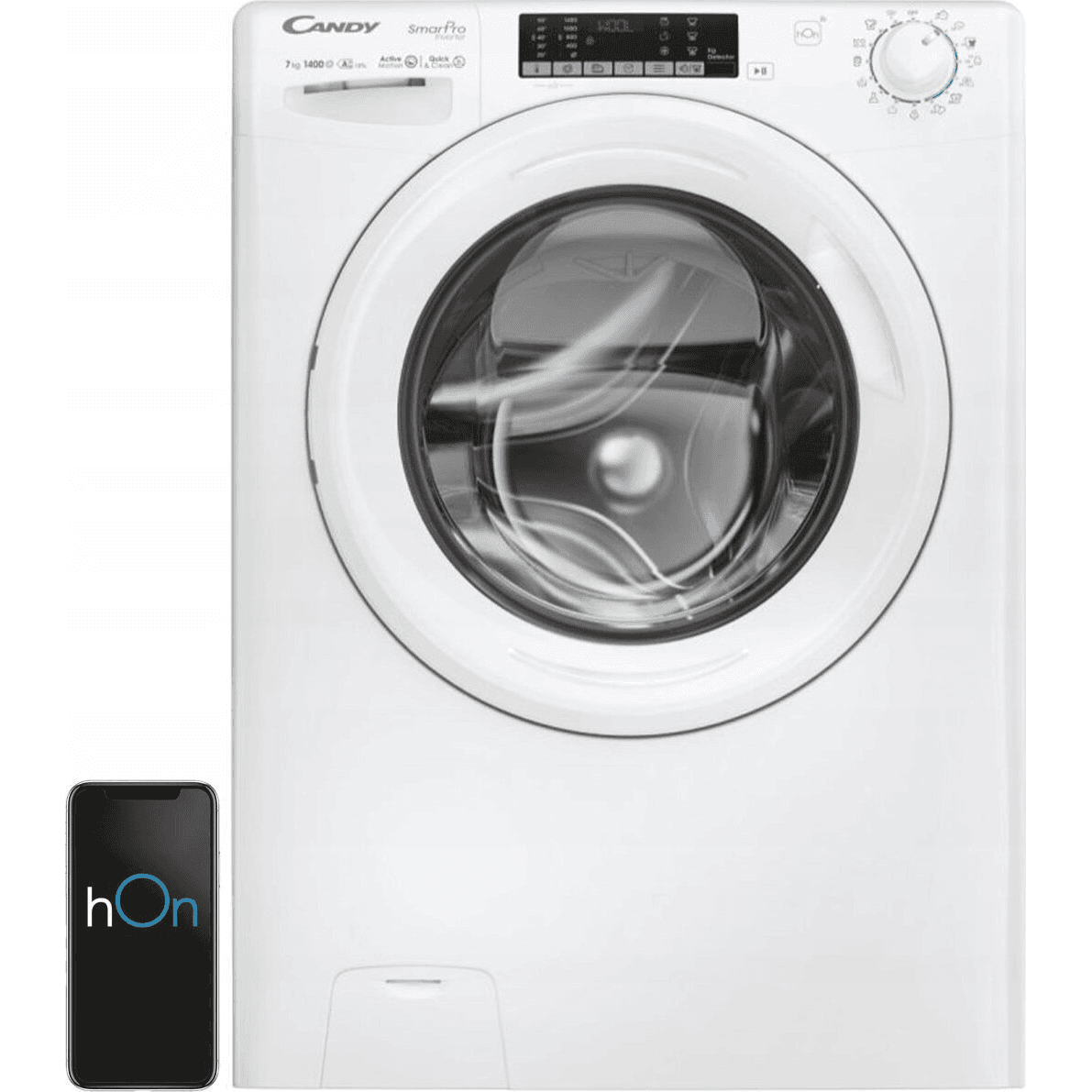 Candy Smart Pro Inverter CO4474TWM6/1-S práčka Predné plnenie 7 kg 1400 ot/min Biela