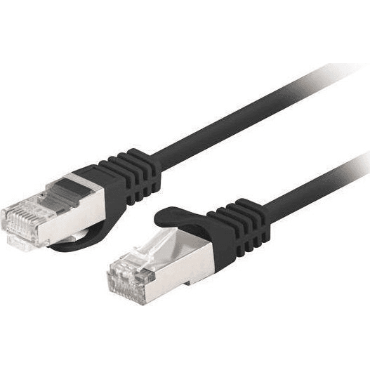 Patchcord KAT.6 Ftp 1M Čierny Fluke Passed Lanberg