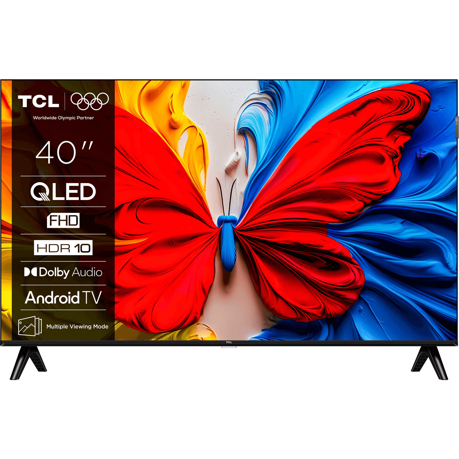 TCL 40S5K televízor 101,6 cm (40") Full HD Smart TV Wi-Fi Čierna
