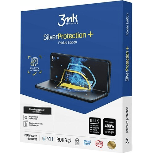 Antibakteriálna fólia pre Motorola Razr 40 Ultra - 3MK Silver hydrogélová