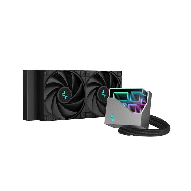 DeepCool LT520 Procesor Vodné chladenie typu všetko v jednom 12 cm Čierna 1 kusov