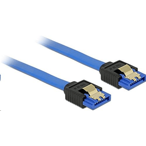 Kábel SATA Delock 84981 modrý 1m