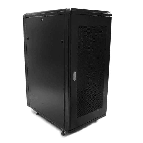 StarTech.com RK2536BKF rack 25U Voľne stojací rack Čierna