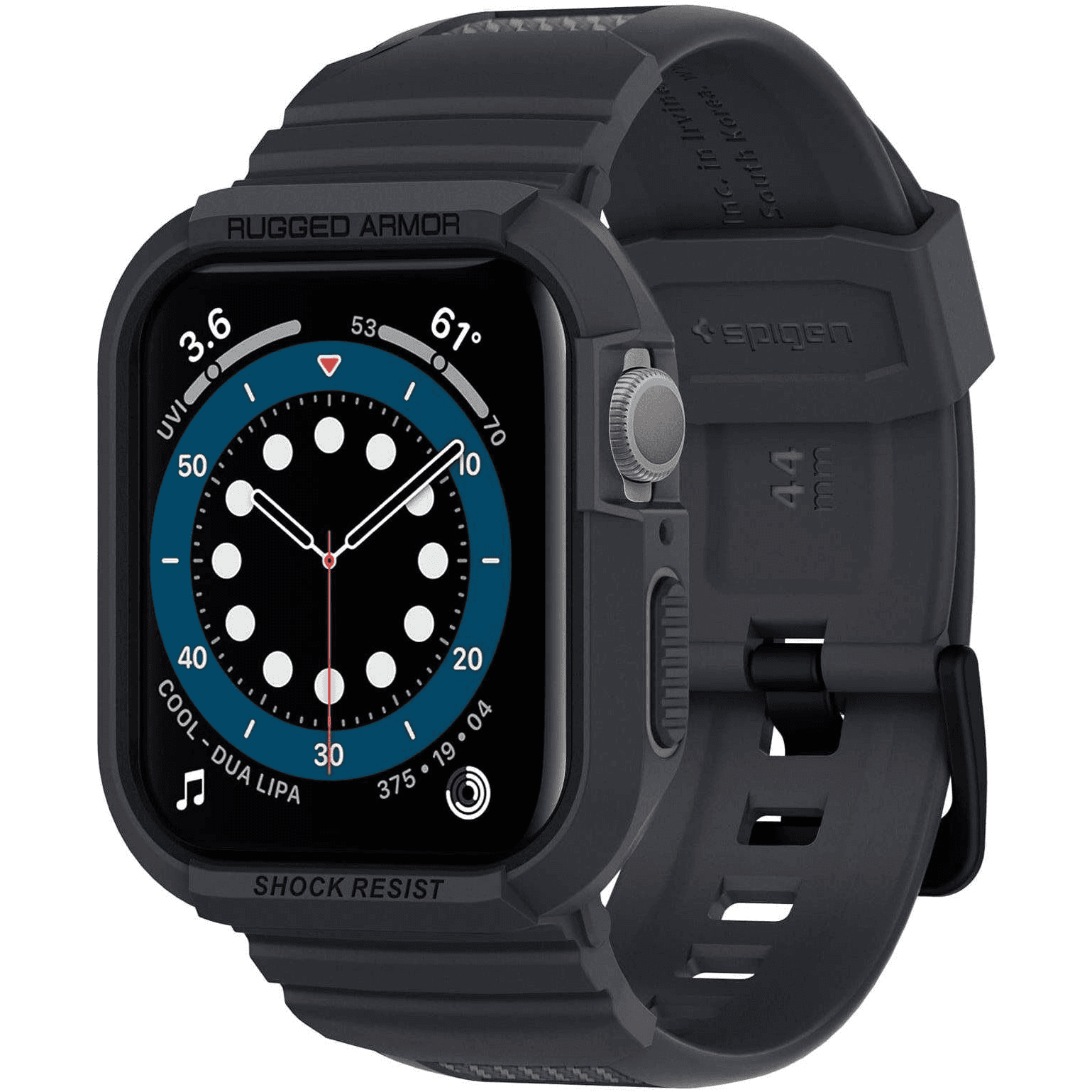 Remienok Spigen pre Apple Watch 44mm, modrý