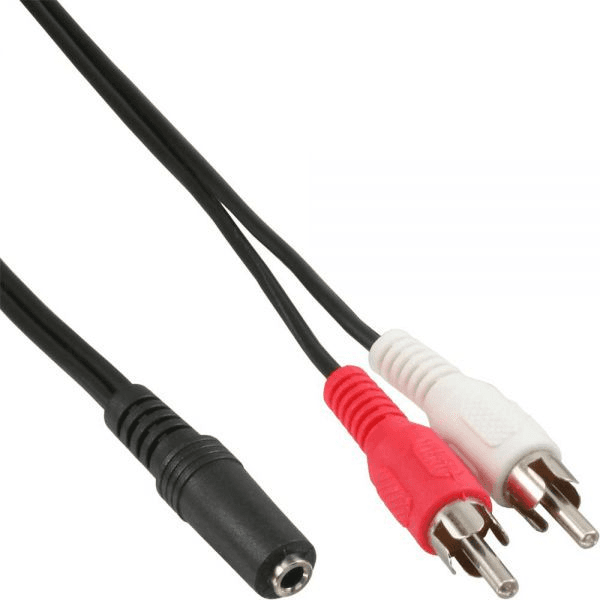 InLine 89940L audio kábel 0,2 m 3.5mm Čierna