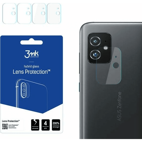 Hybridné sklo 3MK pre Asus Zenfone 8, 4 ks