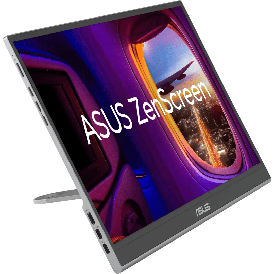 ASUS ZenScreen MQ16AHE LCD monitor 39,6 cm (15.6") 1920 x 1080 px Full HD OLED Strieborná