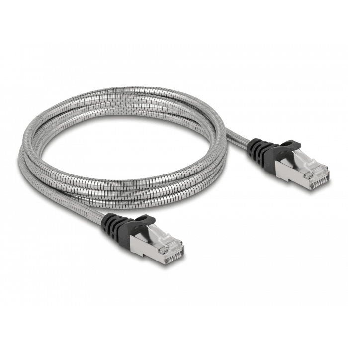 Sieťový kábel RJ45 Cat.6A U/FTP s kovovým plášťom 2m Delock 80109