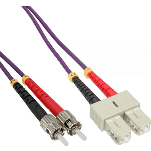 InLine 82502P InfiniBand a kábel z optických vlákien 2 m SC ST Purpurová