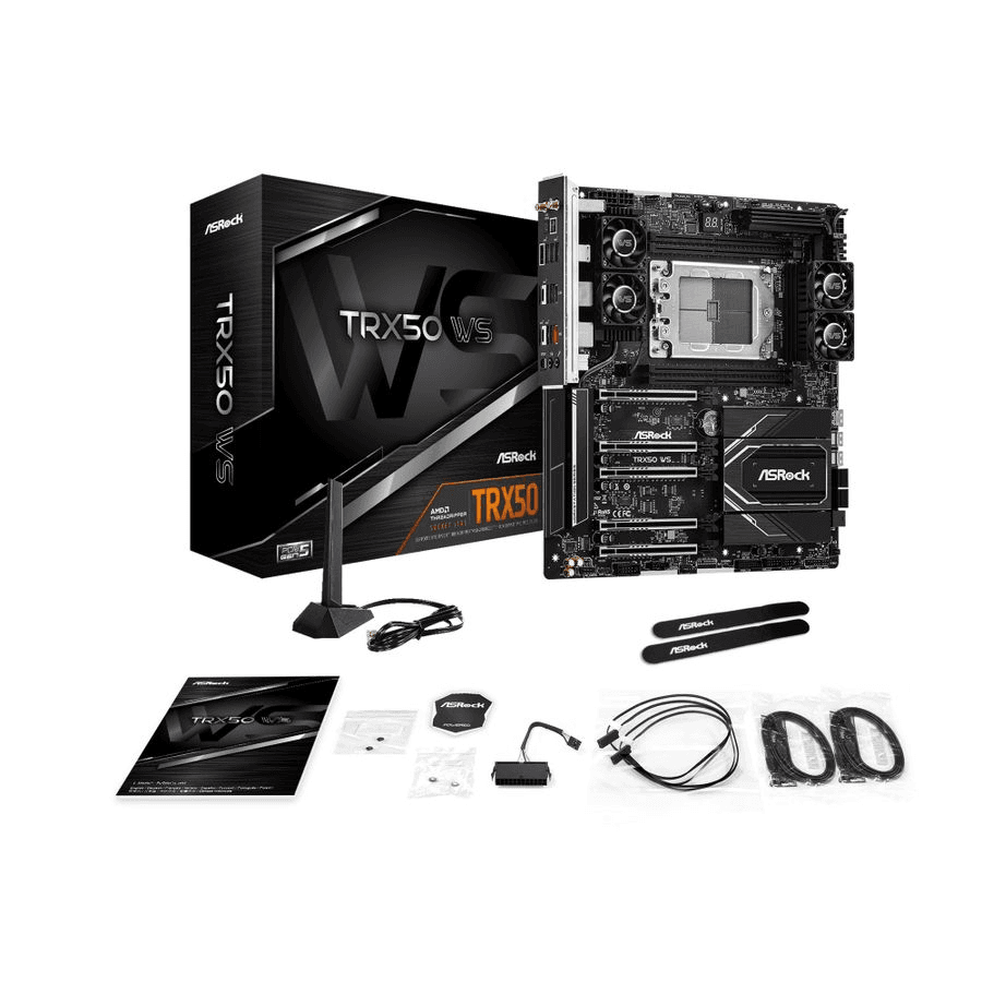 ASRock MB TRX50 WS sTR5 AMD TRX50 SATA 6Gbs DDR5 EATX