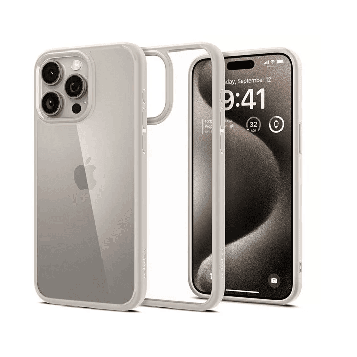 Zadný Kryt Spigen pre Apple iPhone 15 Pro Max Ultra Hybrid bezfarebný