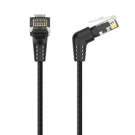 VENTION OTOČNÝ UHLOVÝ KÁBEL SIEŤOVÝ KÁBEL ETHERNET RJ45 CAT 6 UTP 1M